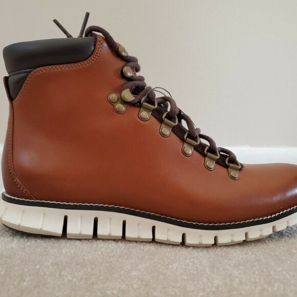 Cole Haan Men's Zerogrand Tan Hiker Waterproof Hiking Boot - Picture 4 of 10
